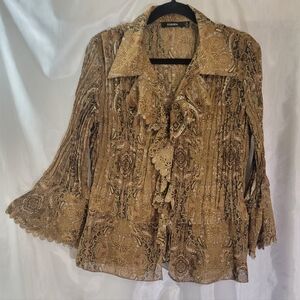 Sioni iron pleated blouse